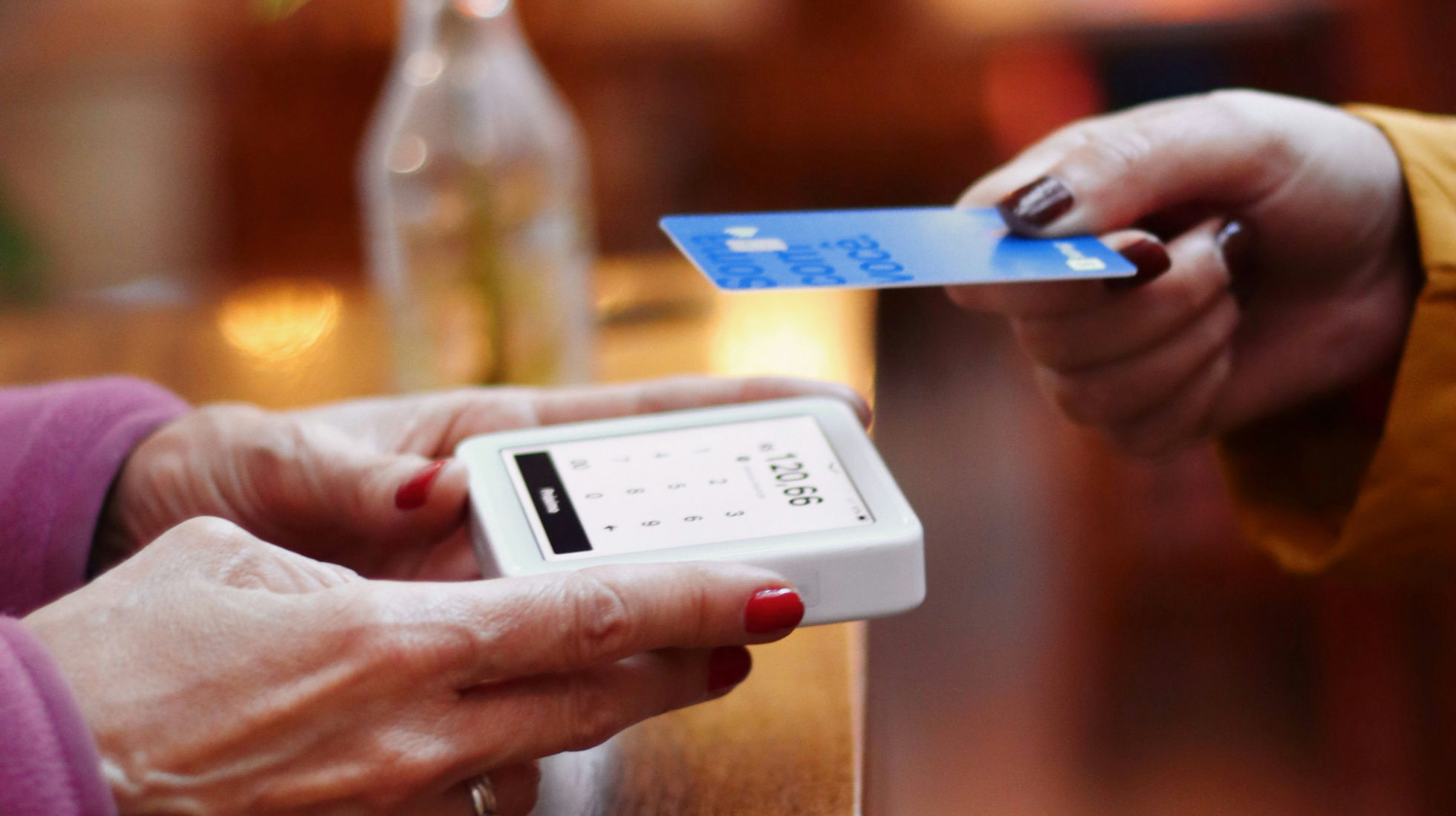Paying with credit card